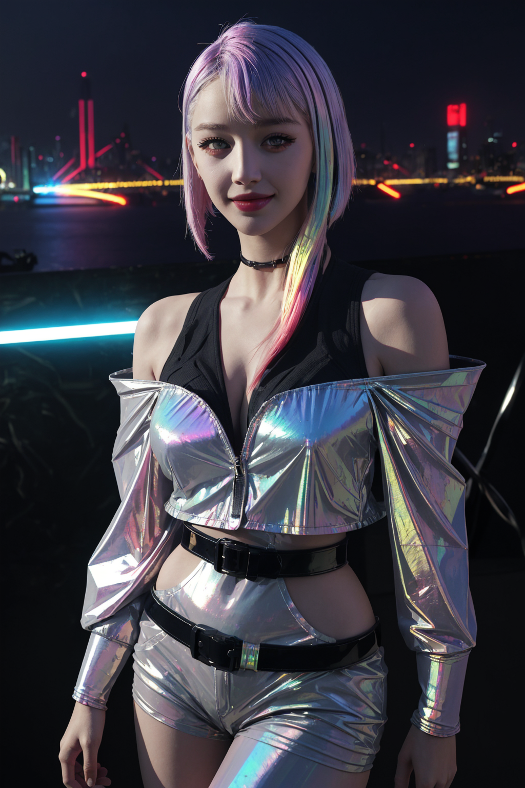 00430-4199953734-(AS-YoungerV2_1.2), Best quality, masterpiece, ultra high res, (photorealistic_1.4),  lucy _(cyberpunk_),  facing away, looking.png